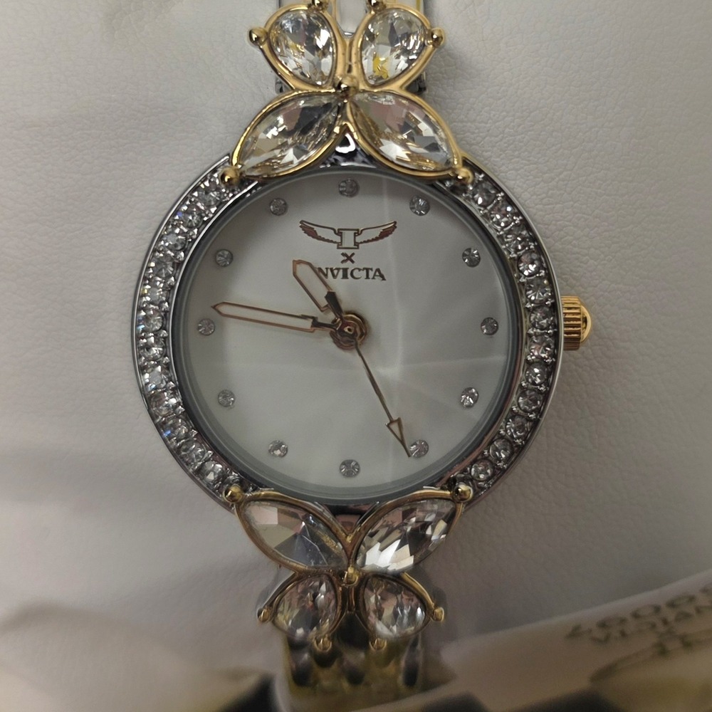 NEW Invicta Wildflower I Invicta Women's Watch 30mm Silver Rose Gold 69097 #0460